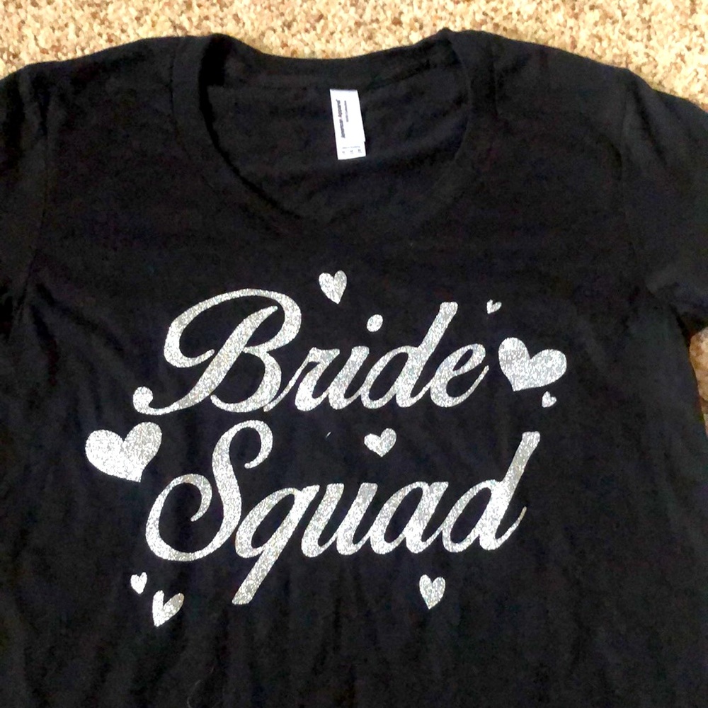 Bride Squad tshirt- size medium